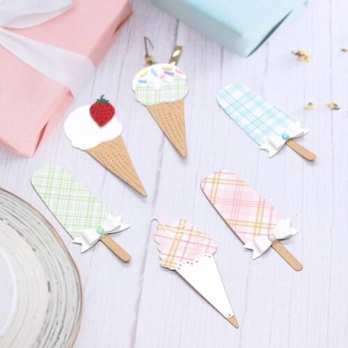 KLJUYP Ice Cream Metal Cutting Dies Scrapbook Paper Craft Decoration dies scrapbooking