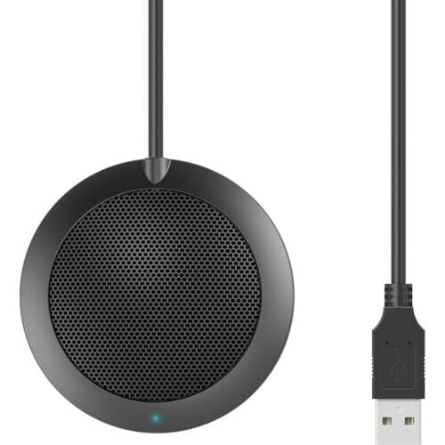 Usb Plug Computer Tabletop Omnidirectional Condenser Boundary Conference Microphone For Recording,Gaming,Skype,Voip Call