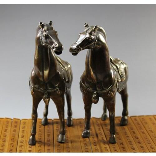 Jade Monkey year gift horse Zodiac horse copper auspicious s of Ma Chuntongroom Art Statue