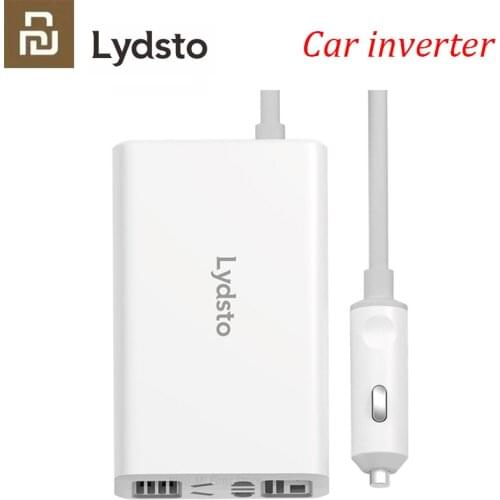 New Xiaomi Lydsto Car Inverter Standard 12V to 220V 100W High Power Output Five-Hole Socket