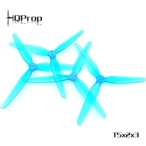 HQ HQProp Durable Prop T5X2X3 5020 Poly Carbonate 4 Inch 3 Blade Propeller for Brushless Motor FPV Racing RC Drone Nazgul5