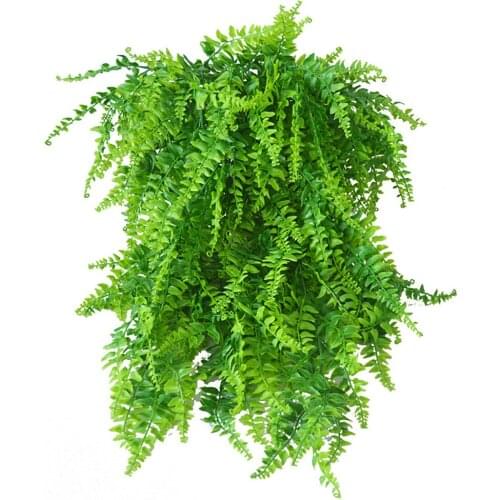 Reptile Plants Hanging Fake Vines Boston Climbing Terrarium Plant Leaf Imitation Home Wall Green Durable Decoration Flower