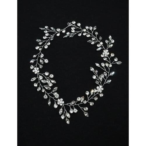 Luxury Rhinestone Headbands Handmade Hair Accessories for bride Headdress for hair Elegant Women Hairpieces Wedding Hair Jewelry