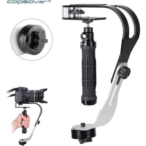 Capsaver Stabilizer Bow Type Handheld Stabilizer Micro Single Curved Stabilizer Mobile Universal Rotating Handle for SLR Camera