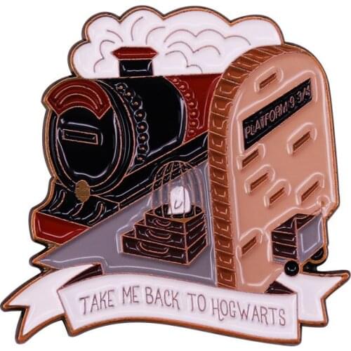 LT871 Magic world Collection Enamel Pin Movie Brooches Bag Lapel Pin Cartoon Badge Backpack Decoration Jewelry Gift Accessories