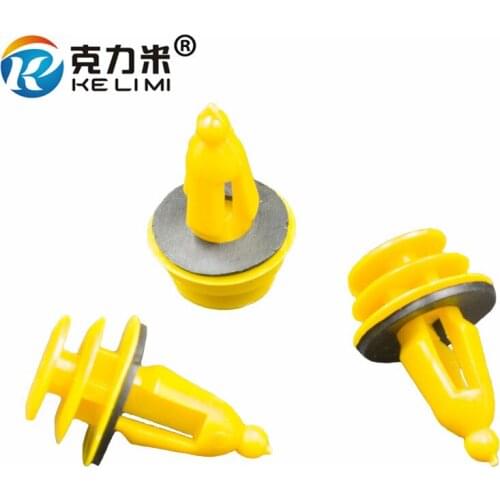 KE LI MI NO.10 Interior Trim Panel Fastener Clips Fits 9mm Car Door Plank Plastic Fixed Clamp For Hyundai