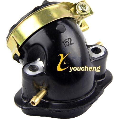 EUII 2 Vacuum Port Intake Manifold GY6 125cc 150cc Chinese Scooter Parts Intake-tube 152QMI 157QMJ ATV Buggy JQG-GY6125O2
