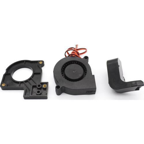 3D printer accessories 5015 blower fan and air shield turbine cooling fan duct fan exhaust Kit