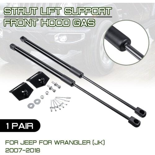 Car Front Engine Cover Hood Shock Lift SupportRod Arm Gas Spring Bracket For Jeep Wrangler JK 2007 2008 2009 - 2019 Struts Bar