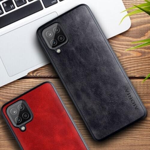 Case for Samsung Galaxy A12 coque Luxury Vintage leather phone cover for samsung galaxy a12 case funda capa