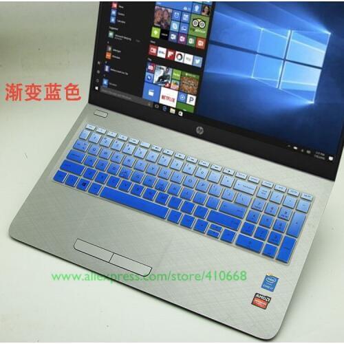 Colorful Silicone Dustproof Laptop Keyboard Skin Film Cover Protector For HP 15.6'' for ENVY x360 15-W237CL Keyboard Cover