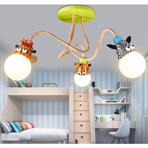 Childrens light model animal Giraffe lovely lamps for children rooms Child ceiling light decoration lighting for kid room