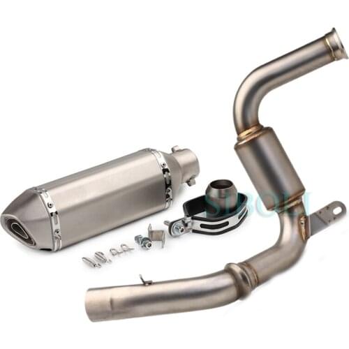For KTM DUKE 390 250 125 Duke RC390 125 2017 2018 2019 Motorcycle Exhaust Full Systems With Muffler