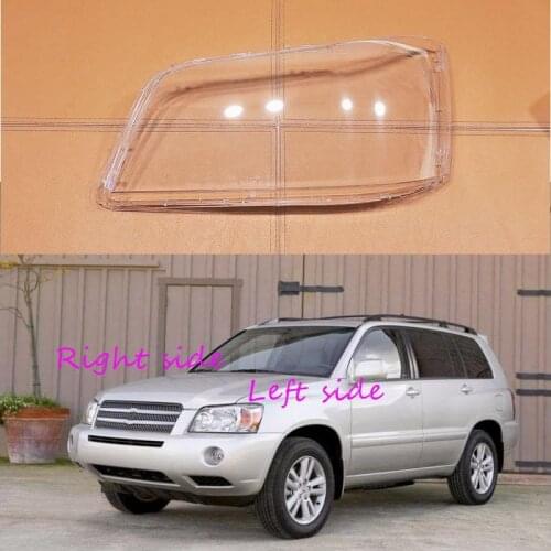 Car Headlight Lens For Toyota Highlander 2004 2005 2006 Headlamp Cover Car Replacement Front Auto Shell Cover