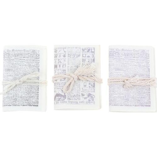 Cute Mini 1:12 Dollhouse Miniature Simulation 1 bundle of Newspaper Dollhouse Miniature Book for Pretend Play Toy Accessories