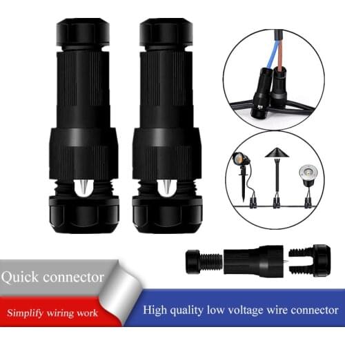 Low Voltage Landscape Wire Connector Easy Install Outdoor Garden Lighting Customized Cable Connector ,12-14 Gauge Wire Terminals