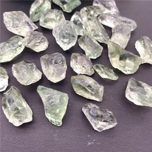 NEW 50g High-quality Natural Green Crystal Quartz Minerals Specimen Irregular Shape Rough Rock Natural Stones and Crystals