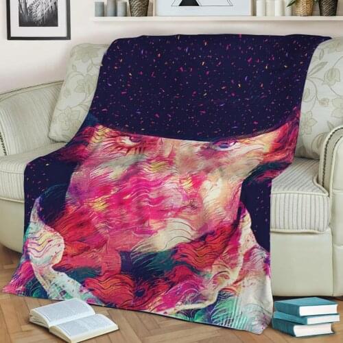 ALEX DELARGE 3D Print Plush Blanket Throw On Sofa Home Decor Soft Warmth Washable Nap Blanket Dropshipping