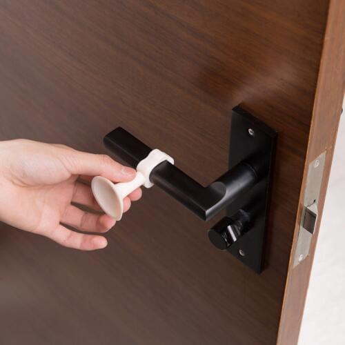 6pcs Durable Door Knob Silencer Crash Pad Wall Protectors Silicone Door Stopper Suction Cup Holder Multi-purpose Product