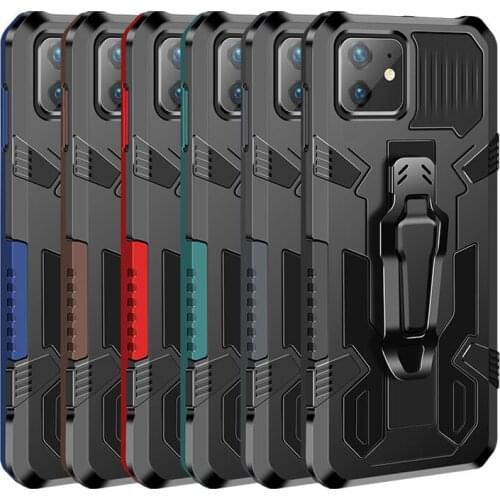Shockproof Case For Iphone 12 11 Pro Xs Max Se 2020 Armor Bracket Stand Cover For Iphone Xr X 8 7 6 6s Plus Stand Cover