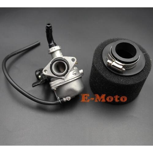 PZ19 19mm Carby Carburetor + 35mm Foam Air Filter 50cc 70cc 90cc 110cc PIT Quad Dirt Bike ATV Buggy NEW E-Moto