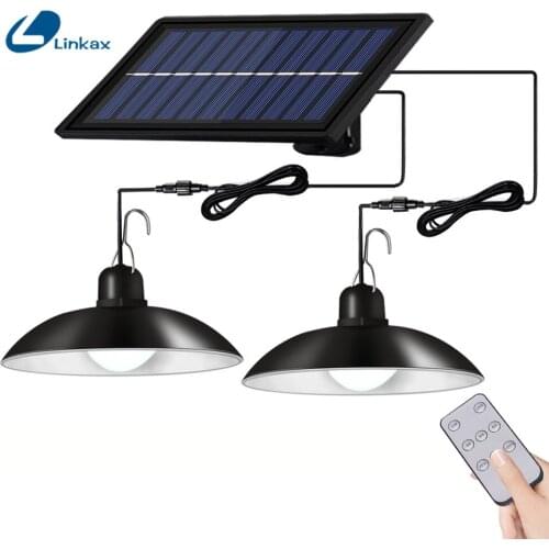 Garden LED Solar Light Outdoor Split Pendant Light White or Warm White Garden Yard Solar Powered Sunlight Street Light With Line