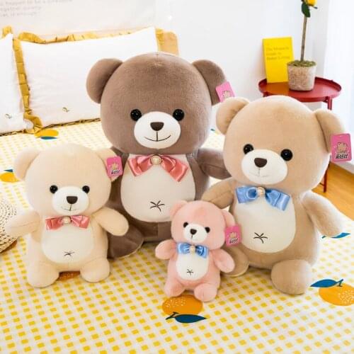 Cute Stuffed Animals Bear Lovely Plush Toys Doll Baby Kids Birthday Gifts