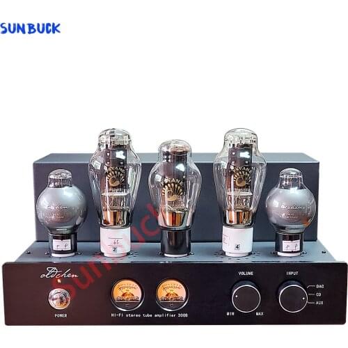 Sunbuck CV181-SE 6H8C PSVANE 5U4G 300B HIFI Stereo Tube Amplifier single-ended pure Class A 9W*2 Power Amplifier Audio