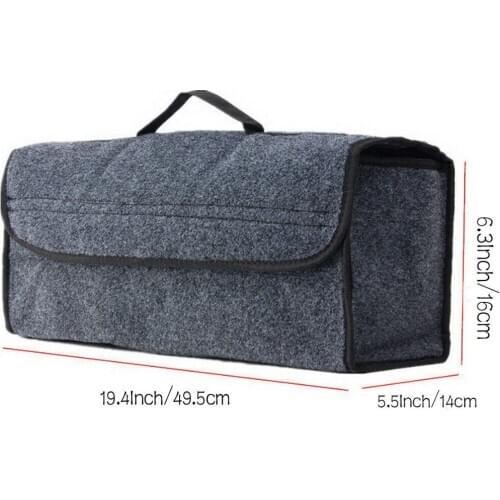 Universal Car Accessories Foldable Boot Seat Back Rear Tail Trunk Travel Storage Organizer Holder Interior Bag