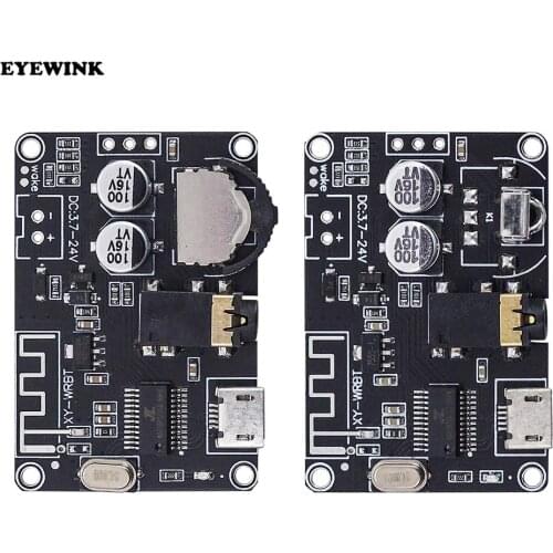 XY-WRBT DC 3.7-24V Wireless Bluetooth 5.0 Audio Receiver Decoders Stereo 3.5MM Audio Adapter For Amplifier Board