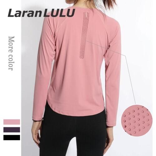 Plus Size Sports Yoga Tops Ladies Fitness Womens T Shirts Long Sleeve Workout Running Tops Sportwear Tees Gym Shirt Quick Dry