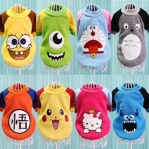Winter Pet Dog Clothes Warm Coat Cartoon Puppy Sweater Clothing For Chihuahua Yorkie Small Dogs Cats Jersey Apparel XS-XXL