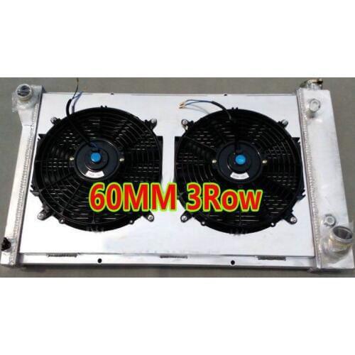 3row 60mm Aluminum radiator & shroud & fans For Chevrolet C/K Chevy C10 C20 K10 K20 K30 Pick up Blazer GMC K15 I6/V8 1967-1972