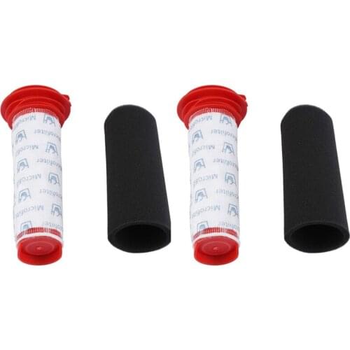 4Pcs Washable Main Stick Filter + Foam Insert for BCH6 754176 754175 Athlet Cordless Vacuum Cleaner
