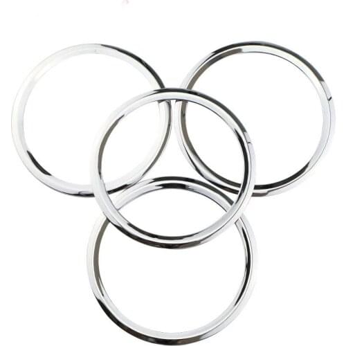 Car Chrome Door Stereo Speaker Ring Cover Speaker Trim Sticker for Nissan Sunny 2011 2012 2013 2014 2015 2016 Cars