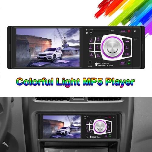 7Colors Car Player MP5 MP3 Audio Radio DVD Autoradio 4.1" Bluetooth Stereo Steering Wheel Control Truck Automotive Accessories