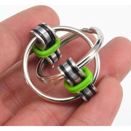 Key Ring Hand Spinner EDC Fidget Toy For Autism Spinner Reduce Stress 5.5*2.8cm