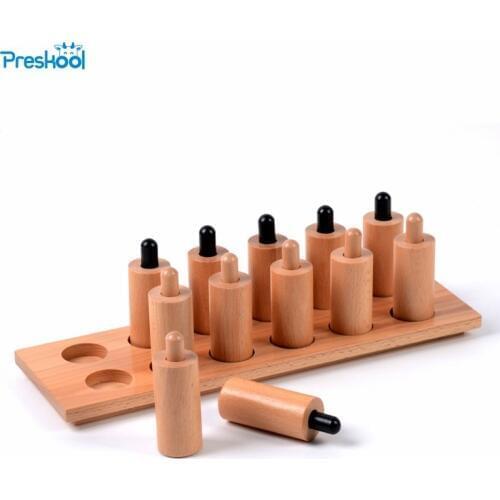 Baby Toy Montessori Pressure Cylinders Sensorial Early Childhood Education Preschool Kids Toys Brinquedos Juguetes