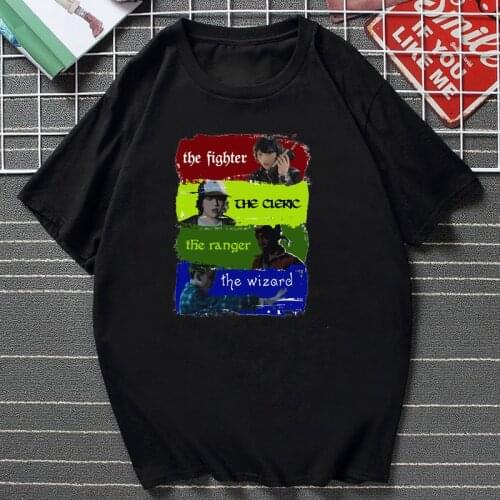 Stranger Things Upside Down Printed T Shirt The Fighter Letters Men Portrait Graphic Tops Summer Fashion Casual Streetwear