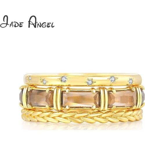 Jade Angel White Rings