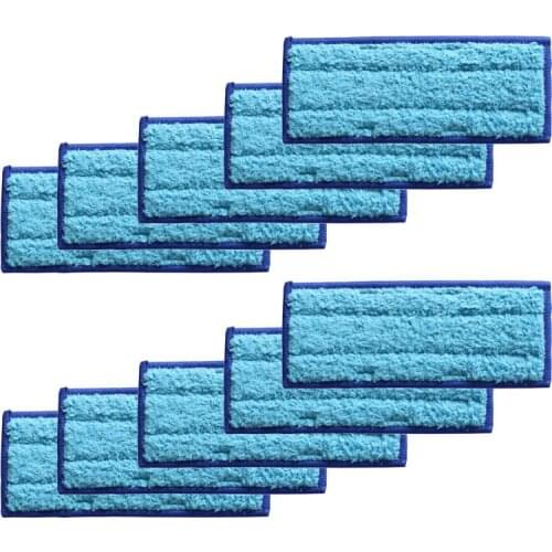 M2EE 10Pcs/set Wet Dry Mopping Pads for braava jet 240 241 Sweeper Robot Replacement Accessories