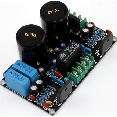 LM3886 Amplifier board 2.0 UPC1237 10000UF with speaker protection board 2*68W