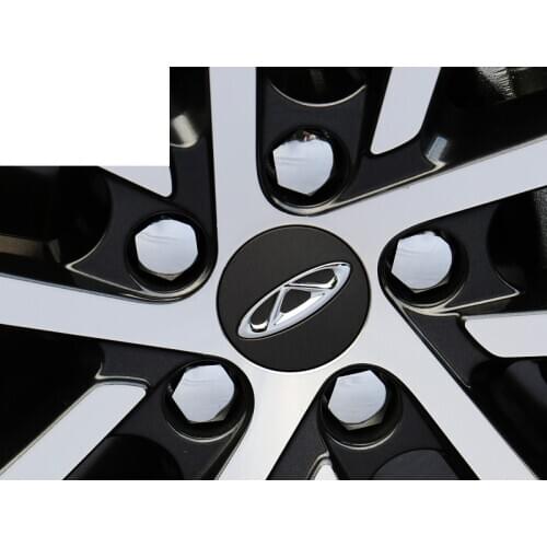 Lsrtw2017 Stainless Steel Car Anti-rush Wheel Hup Cap Cover for Chery Tiggo 8 2018 2019 2020 Accessories Auto Sticker