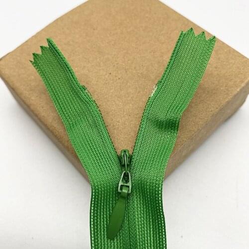 New 5pcs 25-35mm Invisible Lace Zipper Screen Side Color Invisible Zipper Nylon for Sewing Garment Accessories DIY #06