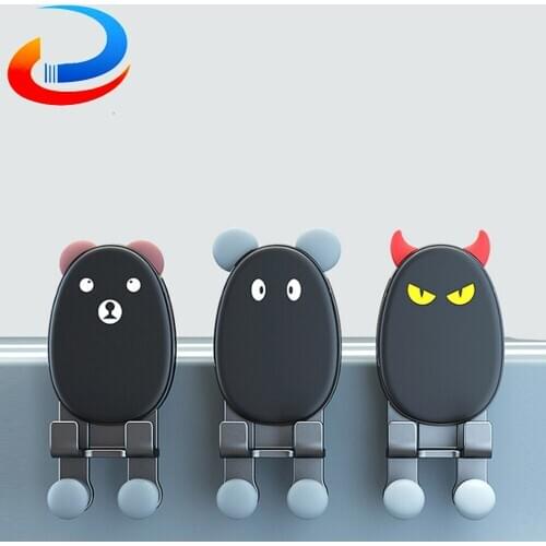 New Mini Car Phone Holder Silent Phone Holder Car Steady Fixed Bracket Support Gravity sensing Auto Grip