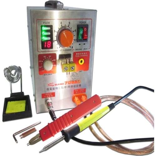 709A New Updated ) 1.5KW 709AD High-power battery digital display mobile soldering Spot welder with Welding pen 220V