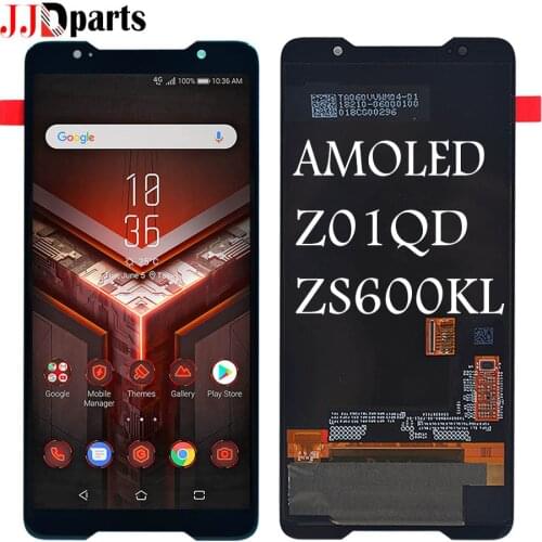 Original Z01QD Display For 6.0" ASUS ROG Phone ZS600KL LCD Display Screen Touch Digitizer For ASUS ZS600KL LCD Screen Replace