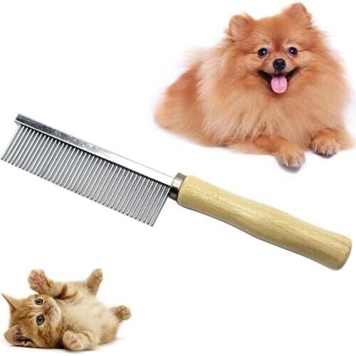 Pet Cat Dog Groomings Brush Shedding Trimmer Dog Cat Hair Fur Remover Massage Dogs Grooming Comb Pet Cleanup Tool Pet Products