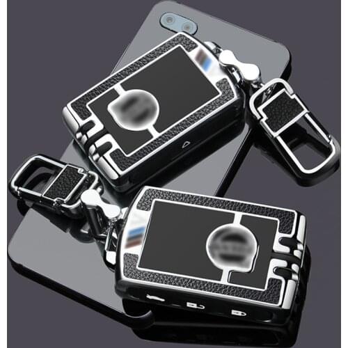 Zinc Alloy Silicone Car Remote Key Cover Protection Case Shell Keychain for Volvo S90 V90 XC90 XC60 XC40 Car styling Accessories