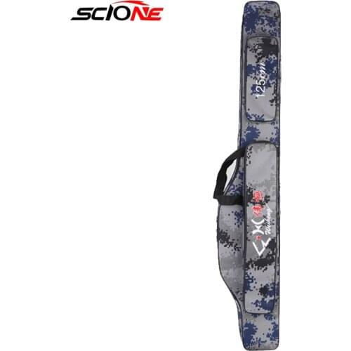 2019 Outdoor 3 layer Fishing Bags 80cm 90cm 125cm Waterproof Fishing Tackle Bag Fishing Rod Bag Pole Bags XA96G